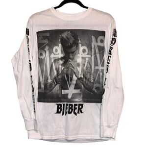 Justin Bieber Purpose World Tour Long Sleeve Shirt Small Concert Merch